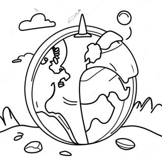 World Exploration Coloring Pages