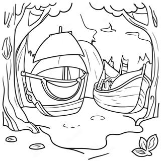 Adventure Map Coloring Page 58183-46857