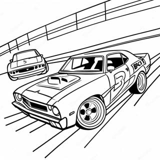 Late Model Dirt Car Racing Coloring Page 58192-46863