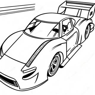 Fast Late Model Dirt Car Coloring Page 58193-46872