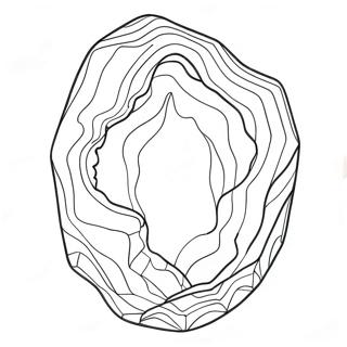 Crystal Geode Coloring Page 581-474