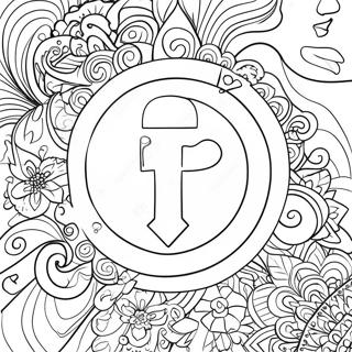 Colorful Transgender Symbol Coloring Page 58213-46883