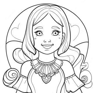 Amity In Her Magical Outfit Coloring Page 58223-46889