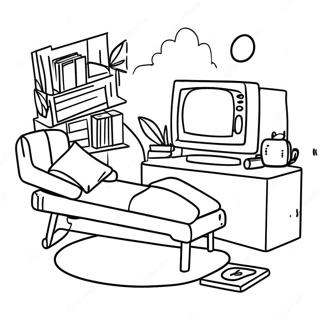 Lofi Coloring Pages