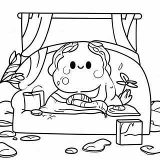 Chill Lofi Beats Coloring Page 58233-46903