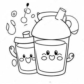 Milk And Mocha Coloring Pages