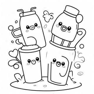 Cute Milk And Mocha Animals Coloring Page 58253-46913