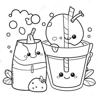 Cute Milk And Mocha Animals Coloring Page 58253-46916