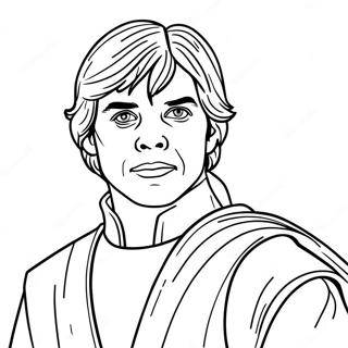 Luke Skywalker Coloring Page 58292-46947