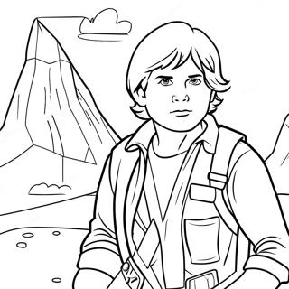 Luke Coloring Pages