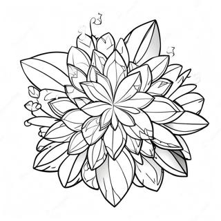 Sparkling Crystal Cluster Coloring Page 582-463