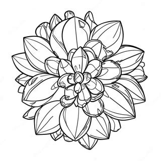 Sparkling Crystal Cluster Coloring Page 582-464