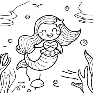 Mermaid Online Coloring Pages