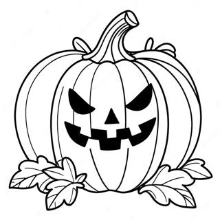 Pumpkin Picture To Coloring Pages