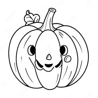 Smiling Pumpkin Face Coloring Page 58313-46962