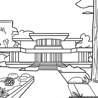 Frank Lloyd Wright Coloring Pages