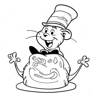 Dr Seuss Birthday Celebration Coloring Page 58342-46982