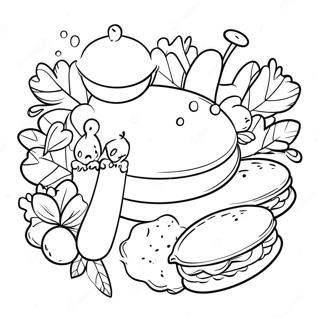 French Food Coloring Page 58362-47000