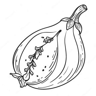 Eggplant Coloring Pages