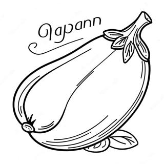 Eggplant Coloring Page 58432-47052