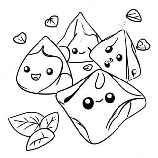 Hamantaschen Coloring Pages