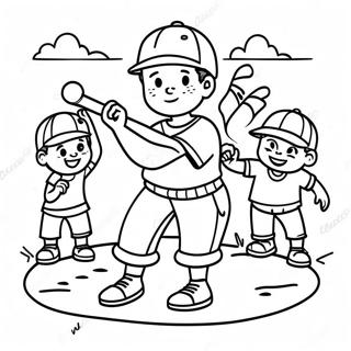 Sandlot Coloring Pages