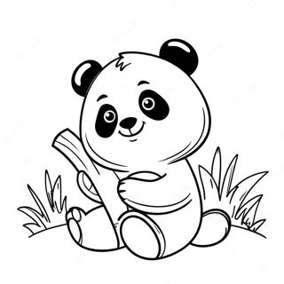 Combo Panda Coloring Pages