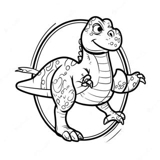 Dinoco Logo Coloring Page 58532-47130