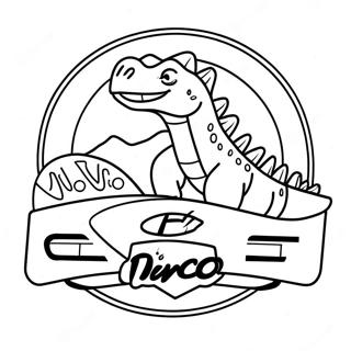 Dinoco Logo Coloring Page 58532-47131