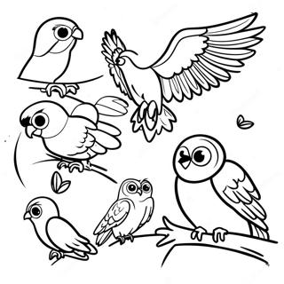 Birds Of Prey Coloring Page 58562-47152