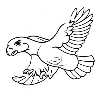 Majestic Eagle In Flight Coloring Page 58563-47157