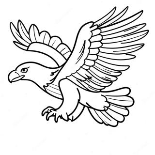 Majestic Eagle In Flight Coloring Page 58563-47159