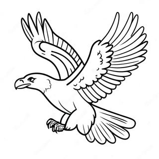 Majestic Eagle In Flight Coloring Page 58563-47160