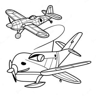 Planes Coloring Page 58582-47175