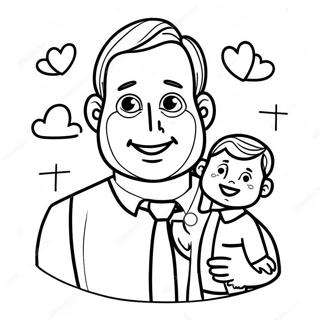 Happy Father S Day Coloring Page 58592-47186