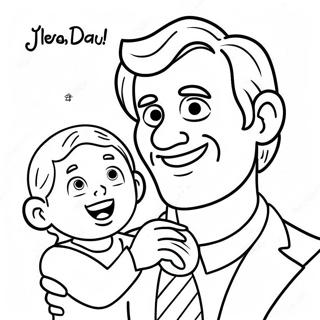 Funny Father S Day Coloring Page 58593-47179