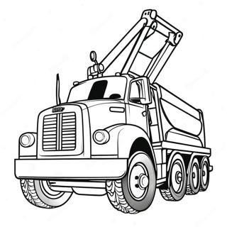 Rotator Tow Truck Coloring Pages