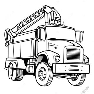 Rotator Tow Truck Coloring Page 58602-47184