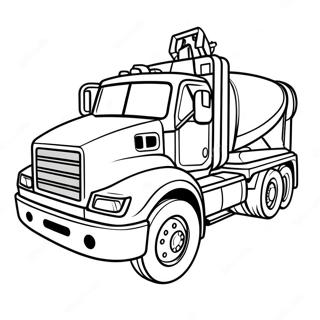 Heavy Duty Rotator Tow Truck Coloring Page 58603-47191