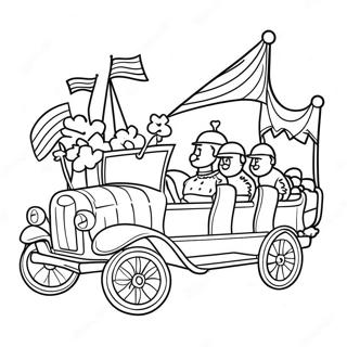 Parade Float Coloring Page 58612-47194