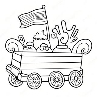 Parade Float Coloring Page 58612-47196