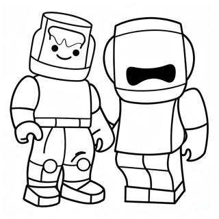 Roblox Noob Coloring Pages