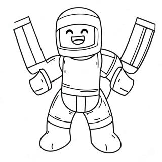 Roblox Noob Coloring Page 58632-47212