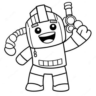 Funny Roblox Noob Character Coloring Page 58633-47214