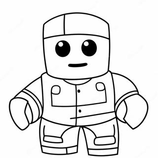 Funny Roblox Noob Character Coloring Page 58633-47215