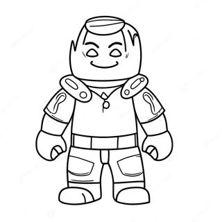 Funny Roblox Noob Character Coloring Page 58633-47216