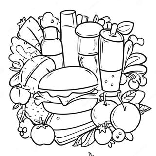 Healthy Food Coloring Page 58662-47234