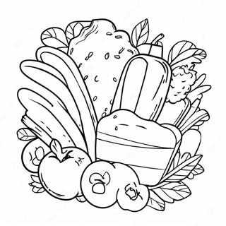 Healthy Food Coloring Page 58662-47235