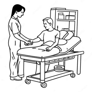 Physical Therapy Coloring Page 58722-47276