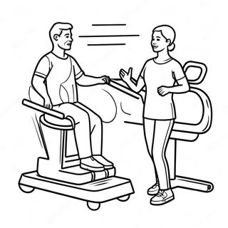 Colorful Physical Therapy Exercises Coloring Page 58723-47278